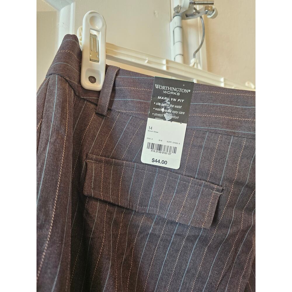 WORTHINGTON Works Stretch Womens Gray Slacks - Picture 3 of 16